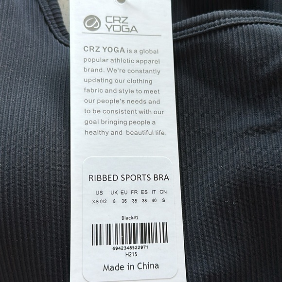 Ribbed U Neck Build-in Bra Tanks - Picture 4 of 5